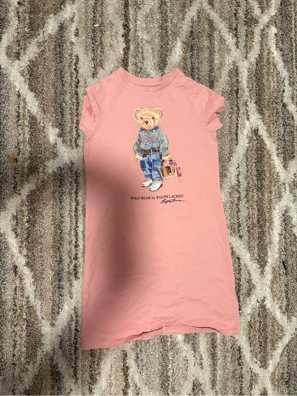 Polo by Ralph Lauren Pink Crewneck Tee Dress
